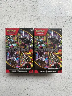 Pokemon Pitch Black Booster Bundle 6 Packs SEALED Mega Evolution Darkrai ex - Image 1