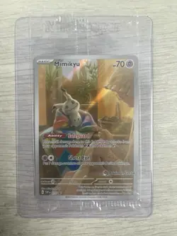 Mimikyu - SVP075 - Pokemon Center Stamp Pokemon TCG Card (sealed) - Image 1