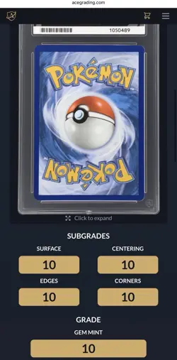 Flareon Master ball Reverse Foil #013/131 ACE 10 Gem Mint Prismatic Evolutions - Image 4