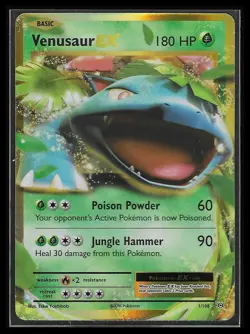 Venusaur EX 1/108 Holo EX Rare Evolutions Pokemon NM - Image 2