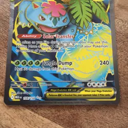 Pokemon TCG Mega Venusaur EX Full Art 155/132 Mega Evolutions NM - Image 3