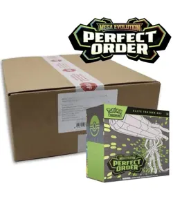 Pokemon TCG Mega Evolution Perfect Order Elite Trainer Box Case Sealed ME03 ETB - Image 1