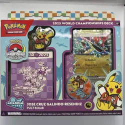 Pokemon 2025 World Championships Deck 2025 Jose Cruz Pult Bomb - New and sealed - Image 1