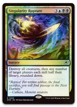 Singularity Rupture #228 (Foil) (NM) Edge of Eternities EOE Magic MTG - Image 1