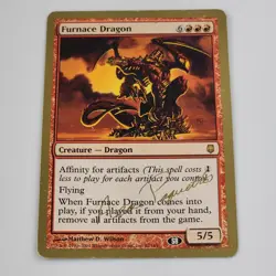 MTG Furnace Dragon World Championship Decks Gold Border Magic The Gathering Card - Image 1