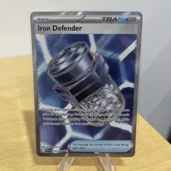 Iron Defender - 110/084 - Ultra Rare - Pitch Black - NM/M - Pokemon Card - Image 1