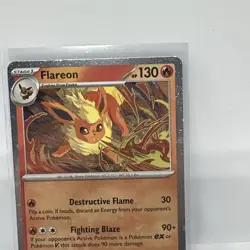 Pokemon TCG Flareon SVP 167 Prismatic Evolutions Promo Card NM - Image 5