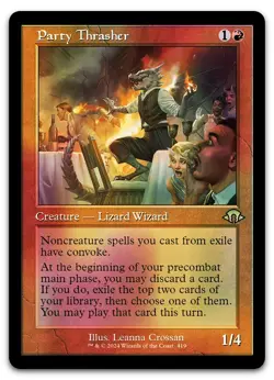 Party Thrasher (Retro Frame) #419 (Foil) (NM) Modern Horizons 3 MH3 Magic MTG - Image 1