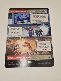 The Super Hero Civil War (Borderless) Marvel Super Heroes Regular - Image 1