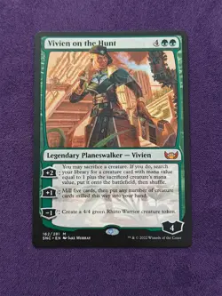 MTG Magic the Gathering Vivien on the Hunt (162/547) Streets of New Capenna NM - Image 1