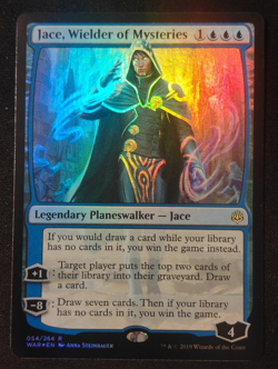 MTG JACE, WIELDER OF MYSTERIES FOIL War of the Spark! MINT! Magic the Gathering! - Image 1