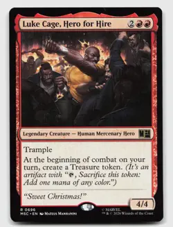 Luke Cage, Hero for Hire 696 Commander: Marvel Super Heroes MTG NM - Image 1