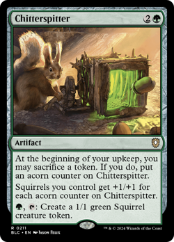 Chitterspitter #211 (NM) - MTG - Bloomburrow Commander Magic: The Gathering - Image 1