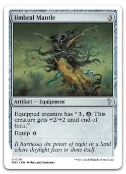 Umbral Mantle (White Border) #101 (NM) Mystery Booster 2 MB2 Magic MTG - Image 1