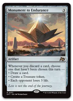 Monument to Endurance #237 (NM) Aetherdrift DFT Magic MTG - Image 1