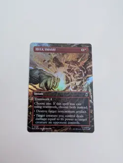 MTG - Hulk Smash! (Borderless Foil) - Marvel Super Heroes NM/M Condition - Image 1