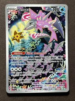 Pokemon Veluza 192/182 Illustration Rare Scarlet & Violet: Paradox Rift Singles - Image 1