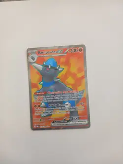 Rampardos ex - 100/084 - Ultra Rare - Pitch Black - Pokemon Card NM/M - Fresh - Image 1