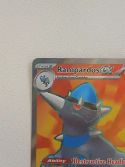 Rampardos ex - 100/084 - Ultra Rare - Pitch Black - Pokemon Card NM/M - Fresh - Image 3