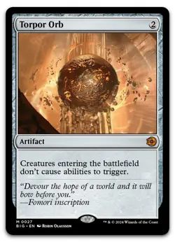 Torpor Orb #27 (NM) Thunder Junction BIG Magic MTG - Image 1