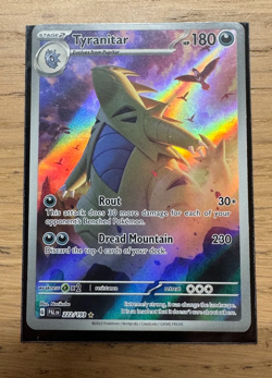 Pokemon Tyranitar 222/193 Paldea Evolved Rainbow Secret Rare Card Lightly Played - Image 1