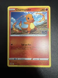 Pokemon Charmander Pokemon GO PGO 008/078 Common Ken Sugimori - Image 1