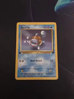 Squirtle 1st Edition Common Team Rocket 68/82 - Image 1