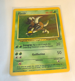 WOTC Pokemon TCG Pinsir 9/64 Jungle Unlimited Holo Rare English Basic 60 HP - Image 1