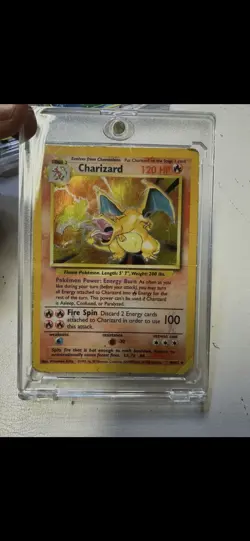 1999 Pokemon Charizard Base Set 4/102 Holo Unlimited Holo Rare - Image 1