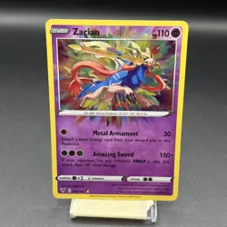 [NM] Zacian Amazing Rare English Vivid Voltage 082/185 Pokemon - Image 1
