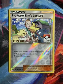 2018 Professor Elm's Lecture 188a/214 1st Place Pokemon League Challenge RARE - Image 1