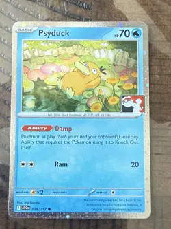 Psyduck (Cosmos Holo) 039/217 Prize Pack Series 9 Pokemon - Image 1