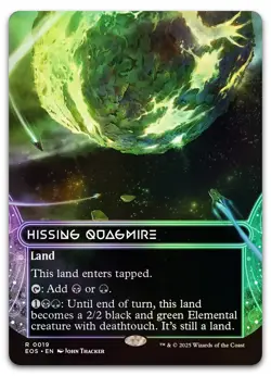 Hissing Quagmire (0019) (Borderless) #19 (Foil) NM Edge of Eternities Magic MTG - Image 1