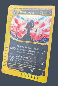 Houndoom H11/H32 Aquapolis Holo Rare Pokemon TCG LP - Image 2