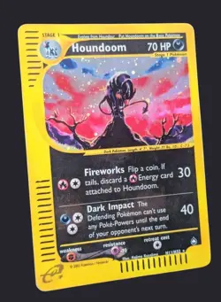 Houndoom H11/H32 Aquapolis Holo Rare Pokemon TCG LP - Image 3