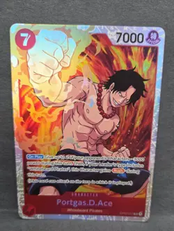 One Piece Portgas. D. Ace - OP02-013 - SR - Foil, Near Mint Paramount War - Image 1