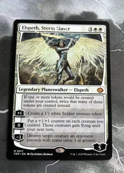 Elspeth, Storm Slayer Tarkir: Dragonstorm Mythic #11 Regular Card - Image 1