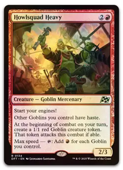 Howlsquad Heavy #134 (Foil) (NM) Aetherdrift DFT Magic MTG - Image 1