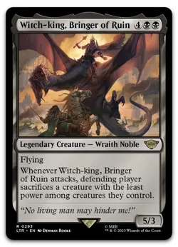 Witch-king, Bringer of Ruin #293 (NM) Lord of the Rings LTR Magic MTG - Image 1