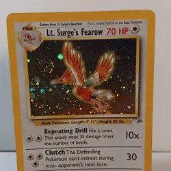 Wizards of the Coast Lt. Surge's Fearow 007/132 Holo Rare 70 HP EN - Image 2