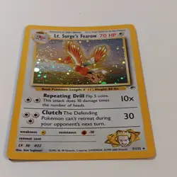 Wizards of the Coast Lt. Surge's Fearow 007/132 Holo Rare 70 HP EN - Image 5