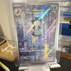 Pokemon TCG Poliwhirl 176/165 Sv: Scarlet & Violet 151 Illustration Rare Holo EN - Image 1
