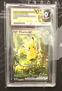 2026 POKEMON ASCENDED HEROES' SPECIAL IR PIKACHU EX 276 ACE 10 PERFECT SUBGRADES - Image 1