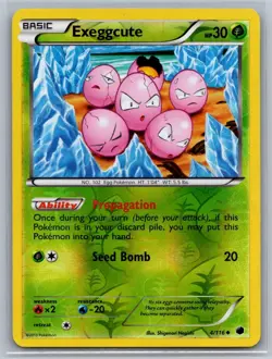 Pokemon Exeggcute 4/116 Uncommon Plasma Freeze Reverse Holo MP - Image 1