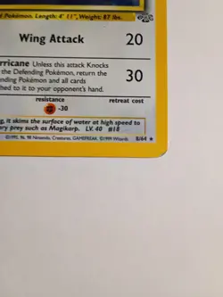 Pokemon TCG Pidgeot Jungle 8/64 Holo Unlimited Holo Rare - Image 4