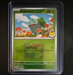 Pokemon TCG Bulbasaur 001/132 Pokemon Day 2026 Promo Reverse Holo - Image 1