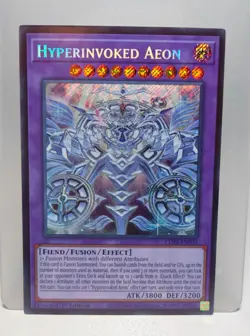 Hyperinvoked Aeon CORI-EN033 Chaos Origins 1st Edition - Secret Rare - Image 1