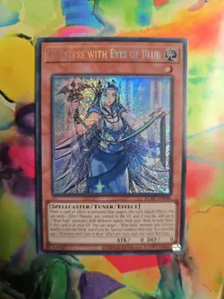 Priestess With Eyes Of Blue LCKC-EN016 Blue-Eyes Secret Rare Unl Euro Print - Image 2