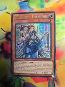 Priestess With Eyes Of Blue LCKC-EN016 Blue-Eyes Secret Rare Unl Euro Print - Image 3