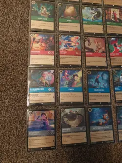 Disney Lorcana Attack Of The Vine Foil Bundle X33 Cards No Duplicates - Image 5